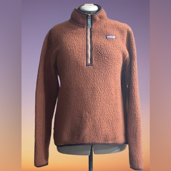 Patagonia W's Retro Pile 1/4-Zip wmns sz xl - Picture 1 of 6